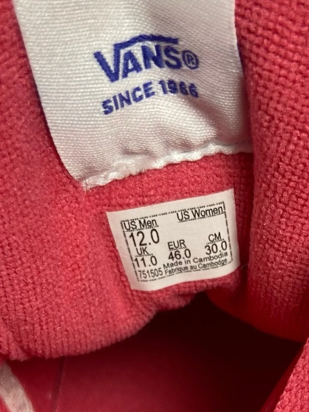 Vans sport low